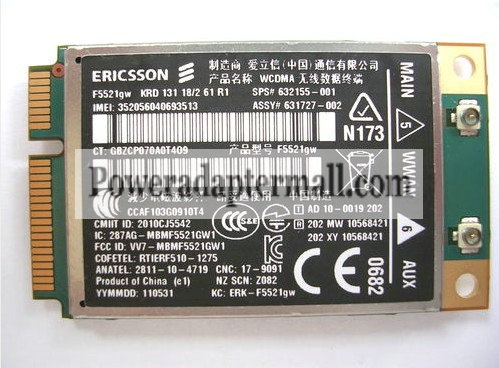 Ericsson F5521GW F3507G Wireless WCDMA HSPA WWAN Mini PCI-E Card